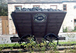 Historic Silkstone Waggonway coal wagon